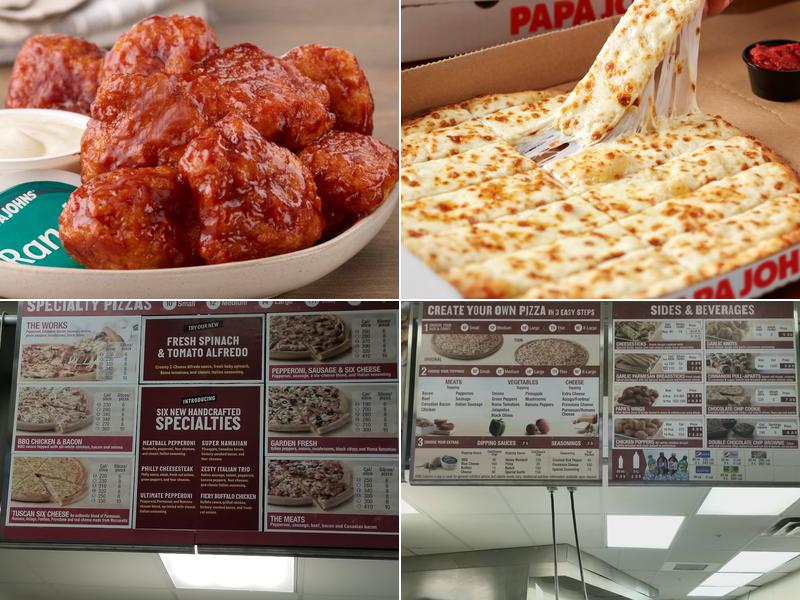 Papa Johns Pizza Menu