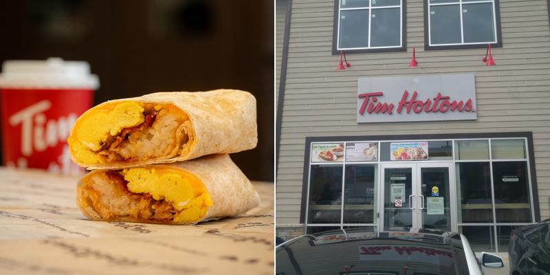 Tim Hortons Menu