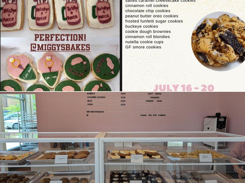 Miggy’s Bakes Menu