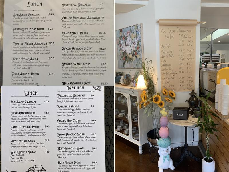 Owl's Nest Bakery and Bistro (Saltair) Menu