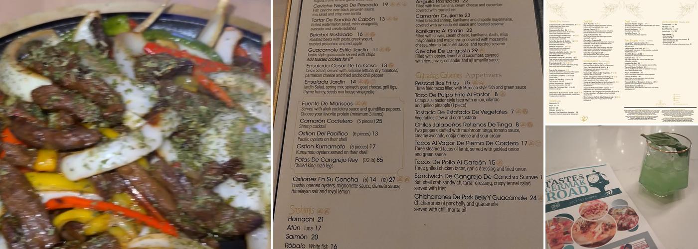 Jardín GastroBar Menu