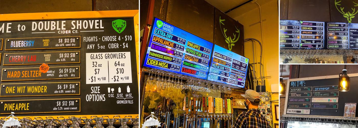 Double Shovel Cider Company Menu