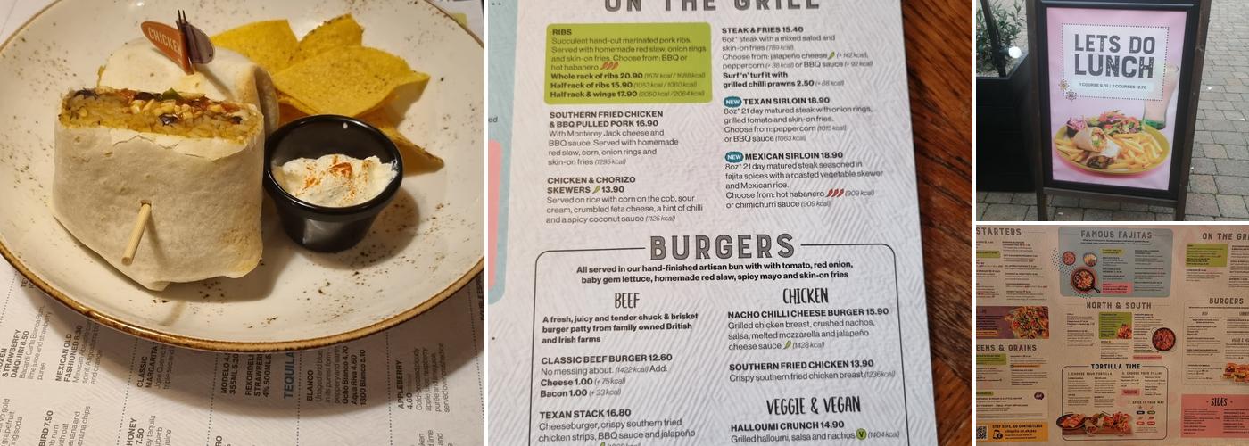 Chiquito Menu
