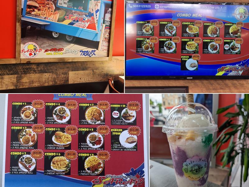 SARAP (Filipino Canadian ) Take Out/Restaurant) Menu