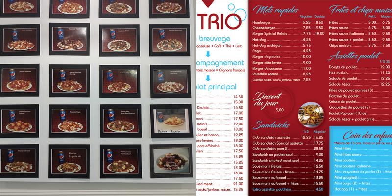 Cantine Ti-Mousse Menu