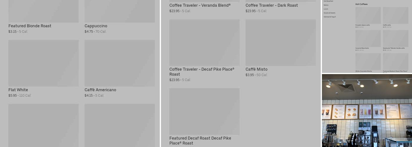 Starbucks Menu