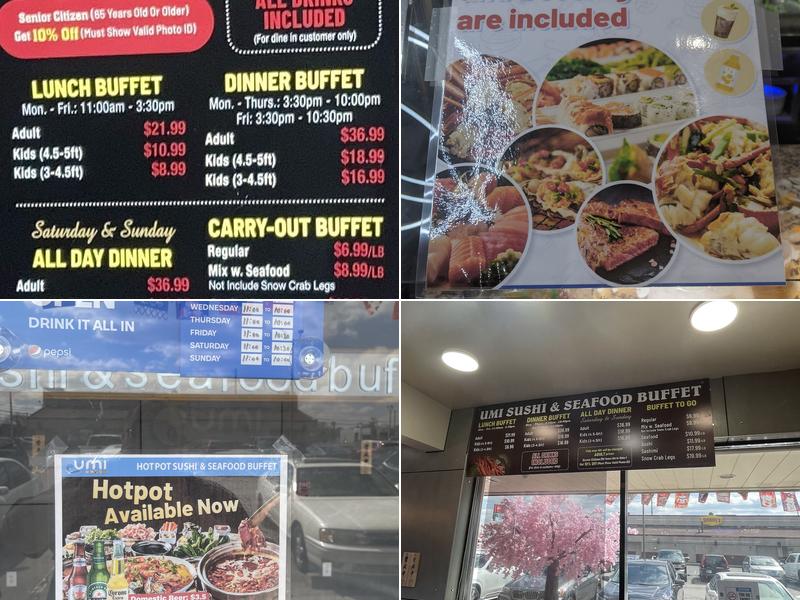 Umi Sushi & Seafood Buffet, Indianapolis Menu, Reviews (213), Photos