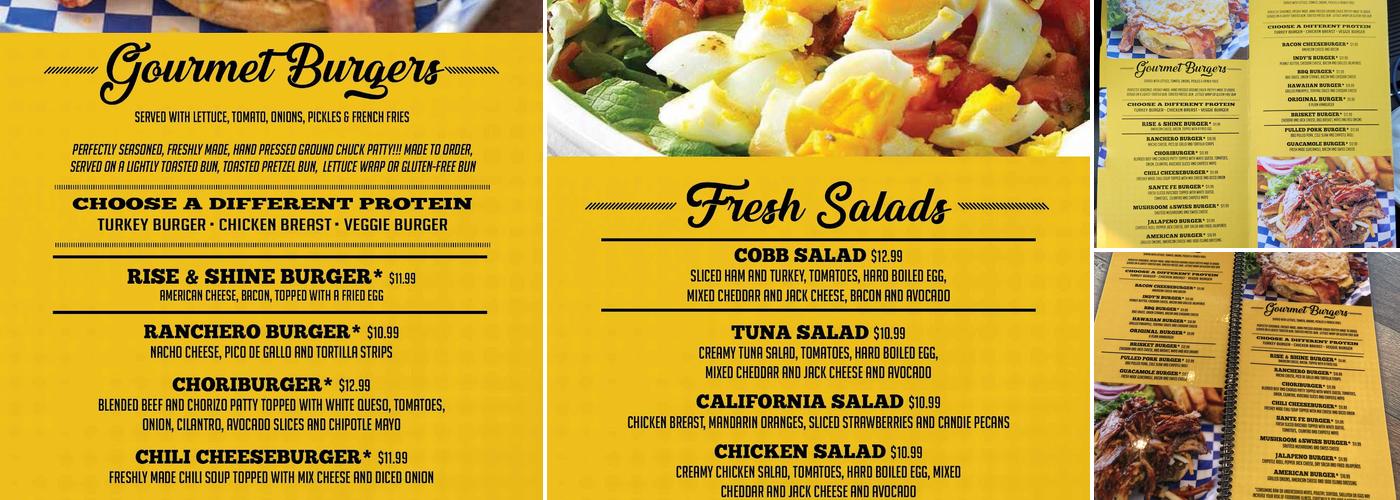 The Burger Joint Menu