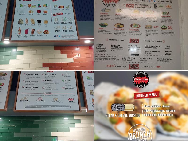 chilacates West End Menu