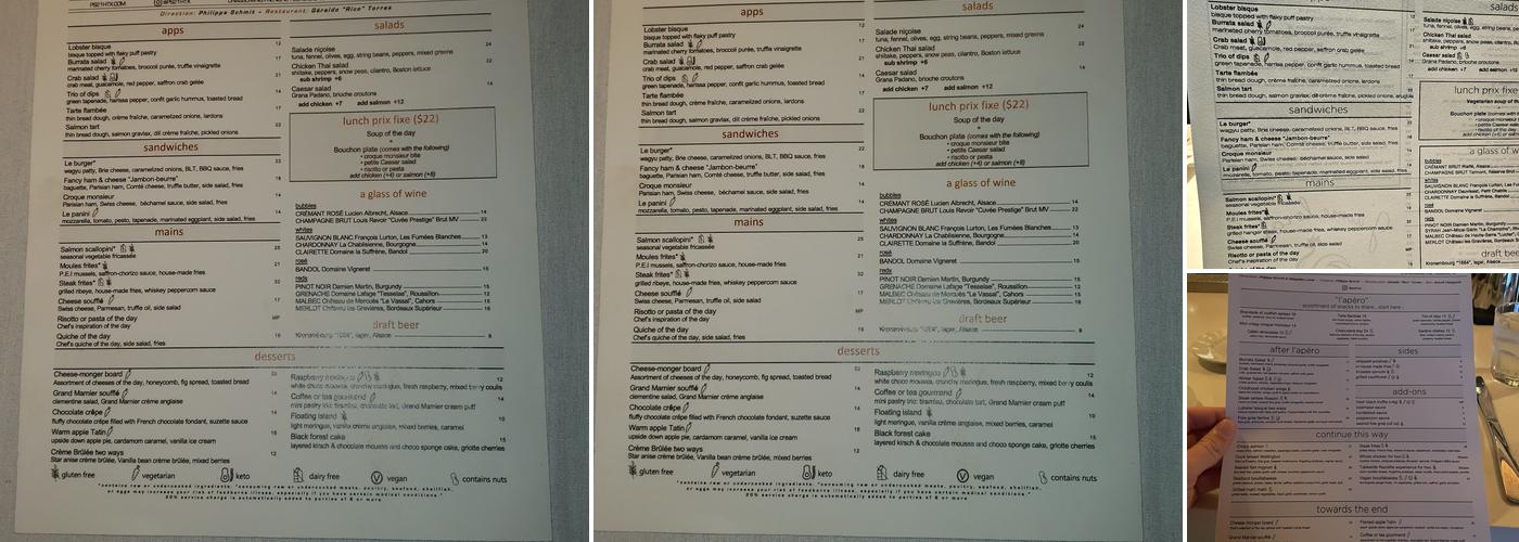 PS-21 Menu