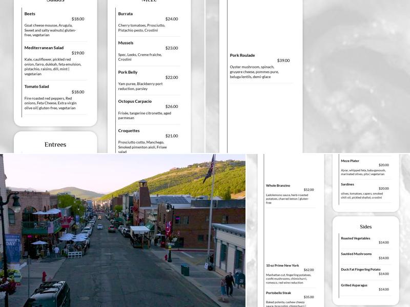 KANEO Menu