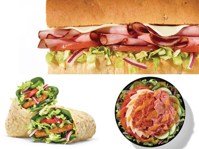 Subway Menu