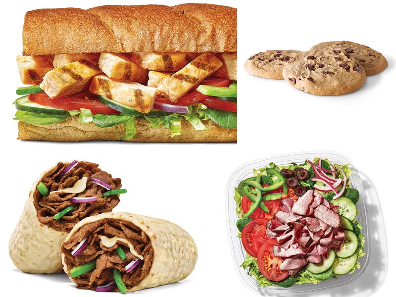 Subway Menu