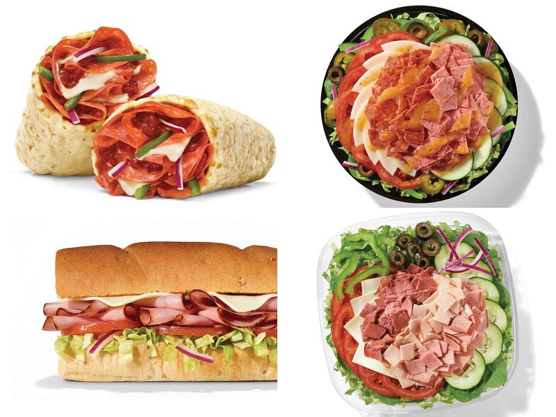 Subway Menu
