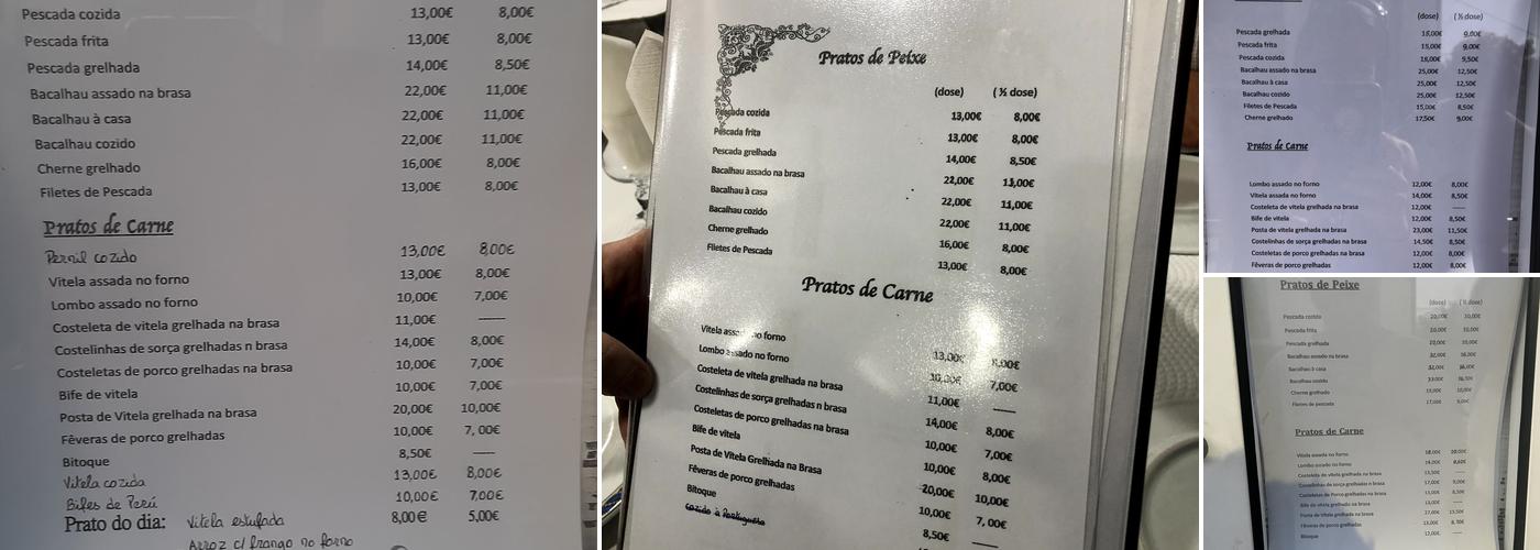 O Manco Menu