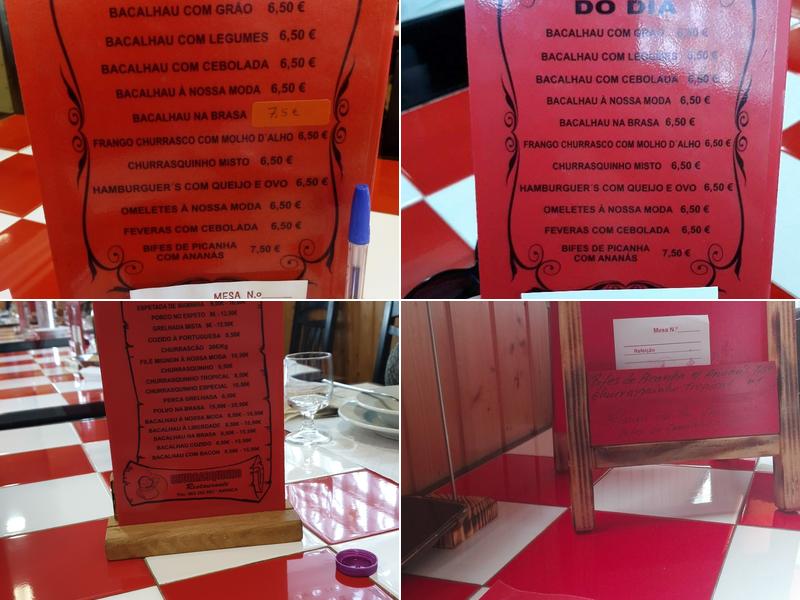 O Churrasquinho Menu