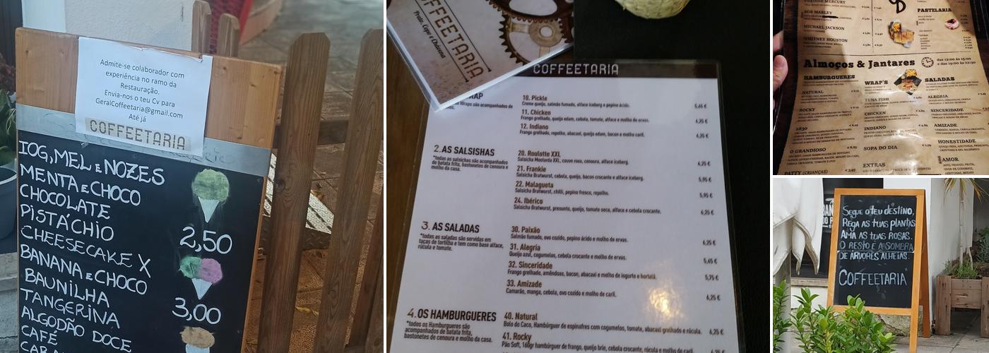 Coffeetaria Menu