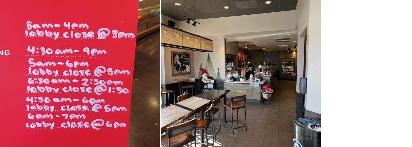 Starbucks Menu