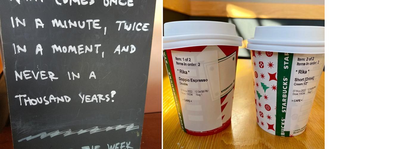 Starbucks Menu