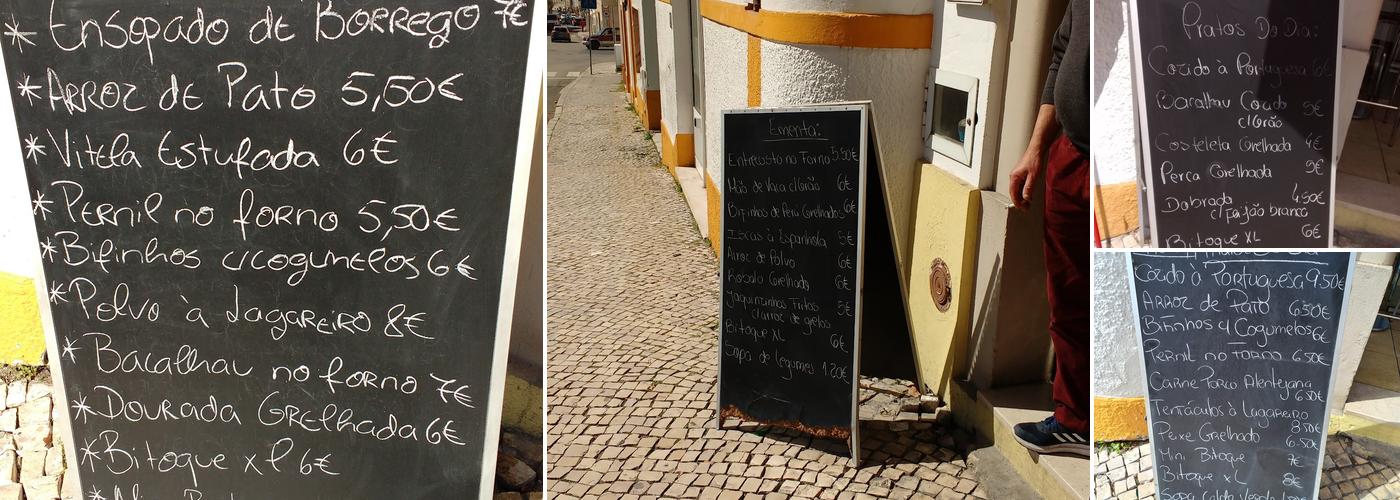 Termas Café Menu