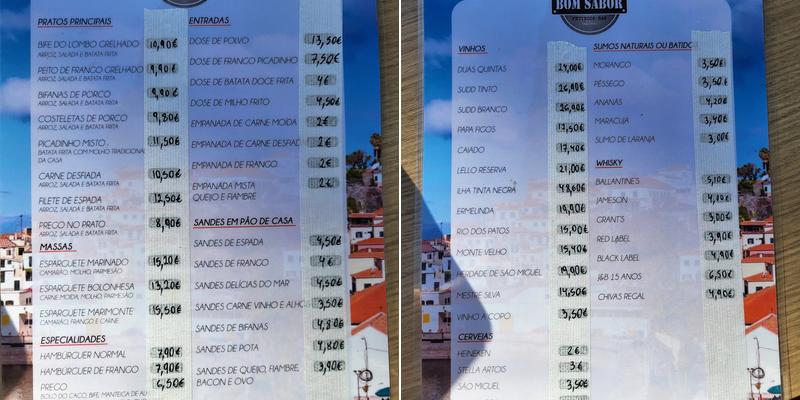 Bom Sabor Petiscos-Bar Regional Menu