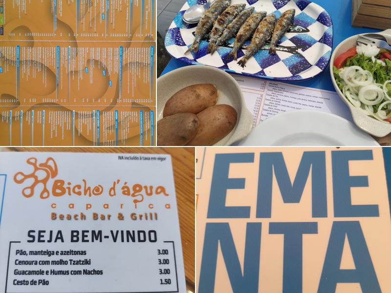 Bicho d'Água Menu