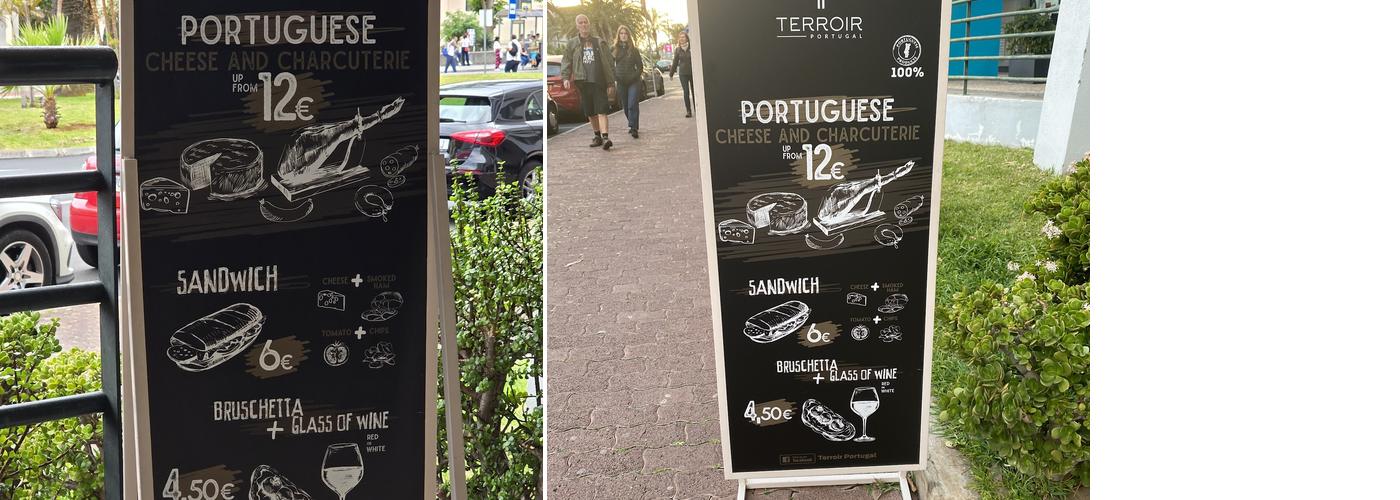 Terroir Portugal Menu