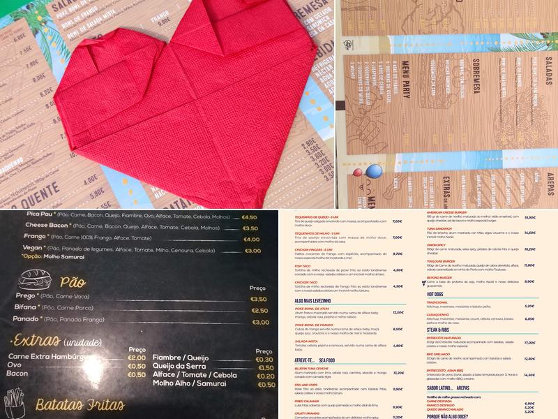 Pica Pau Bistró Bar Menu