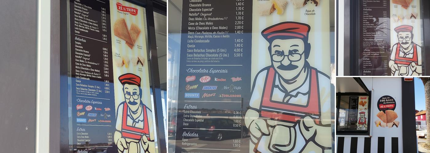 Zé da Tripa Menu