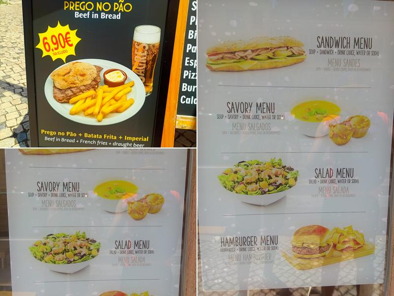 Cais de Belém Menu