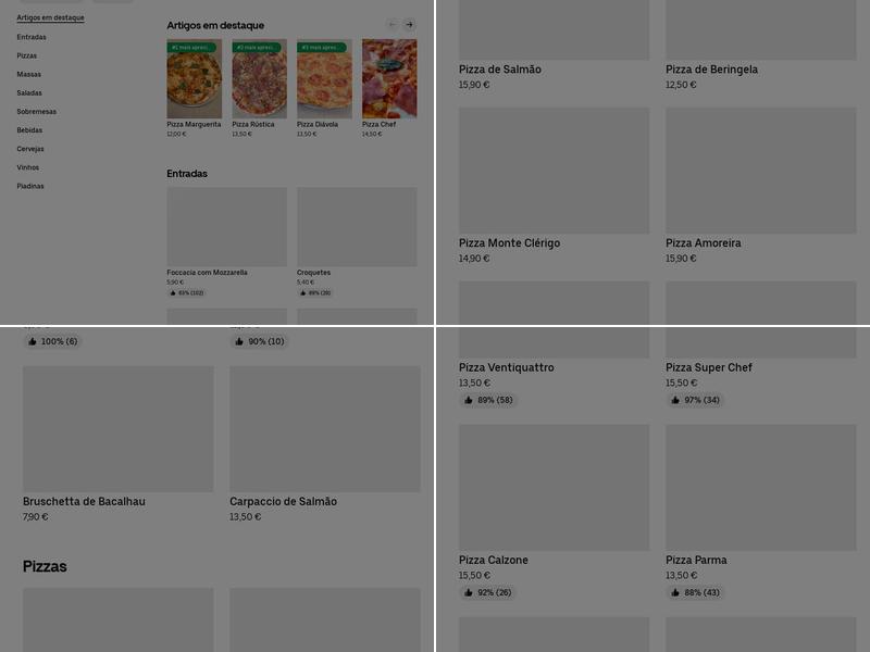 Ventiquattro 24 Menu