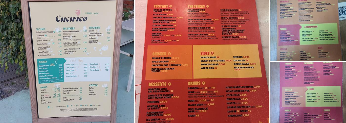 Chickinho Lx Factory Menu