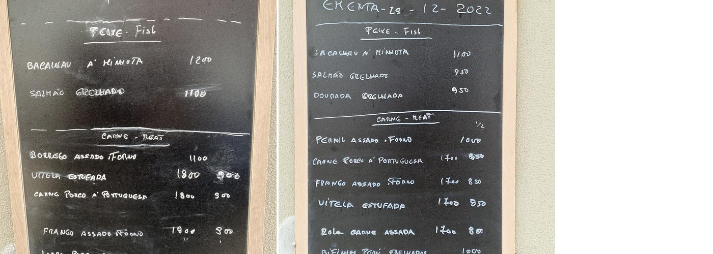 Ceu Na Boca Menu