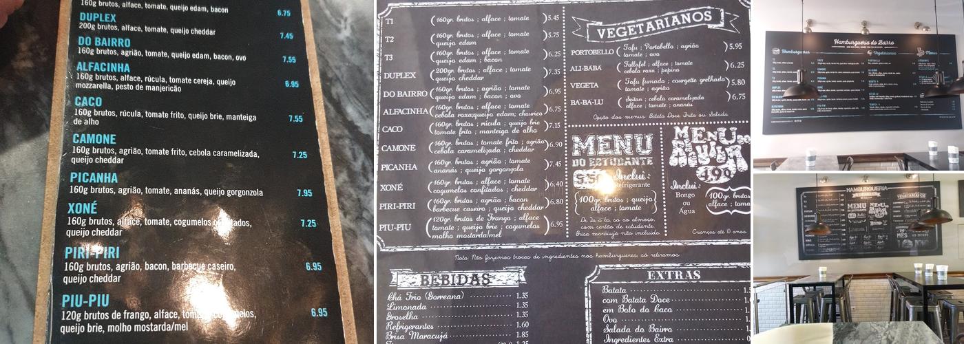 Hamburgueria do Bairro (Restelo) (Hamburgueria do Bairro - Restelo) Menu