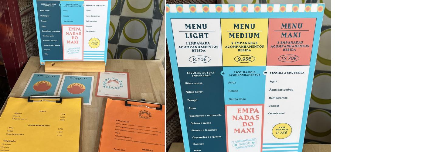 Empanadas do Maxi - Restelo Menu