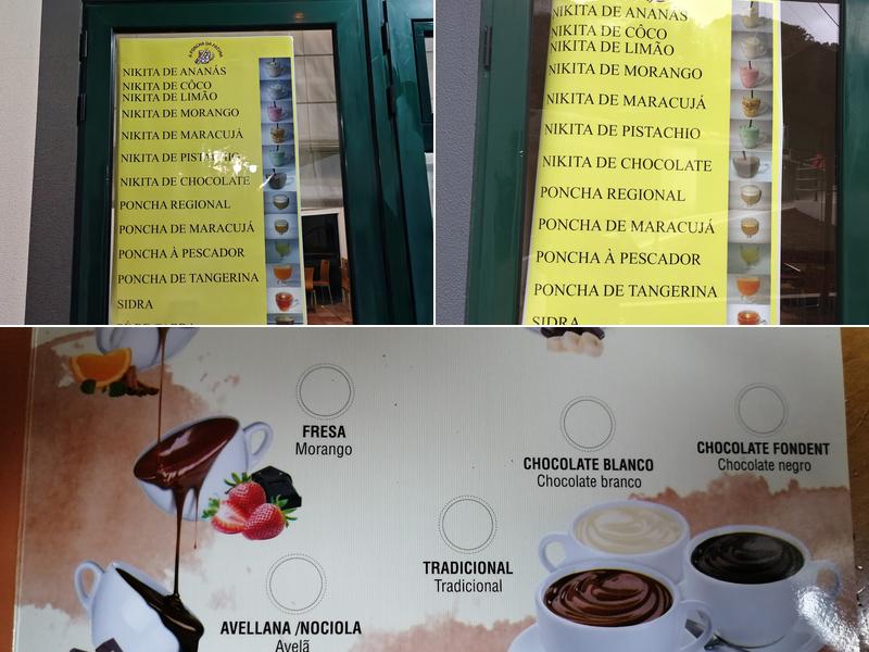 A Poncha da Fátima Menu