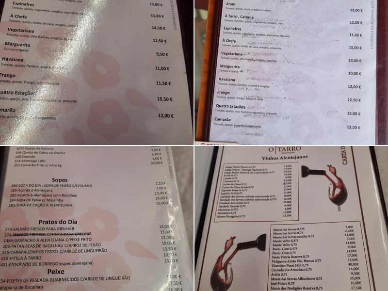 O Tarro Menu