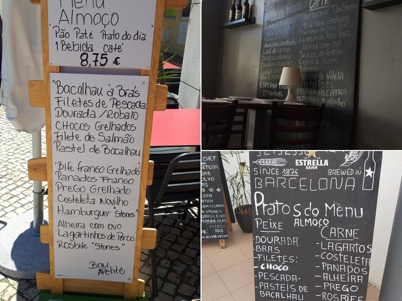 The Stones Menu