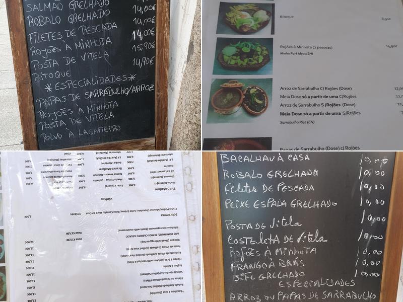 Restaurante Jaime Gomes (Jaime Gomes) Menu