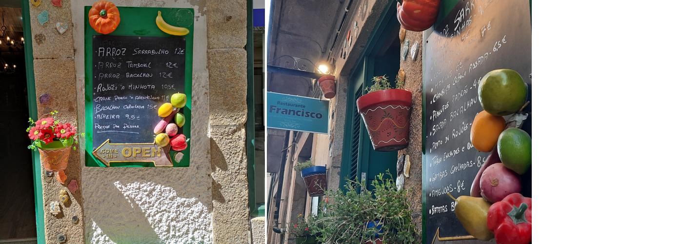 O Francisco Menu