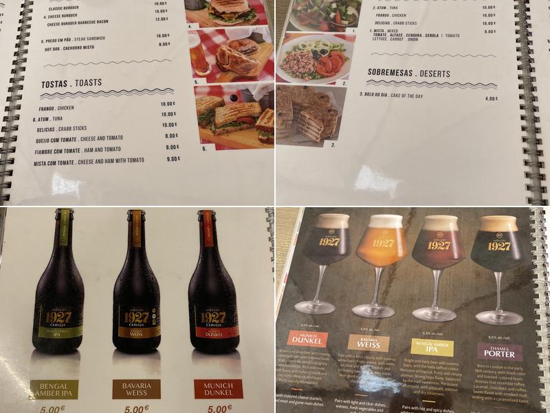 O Buraquinho da Ribeira Menu