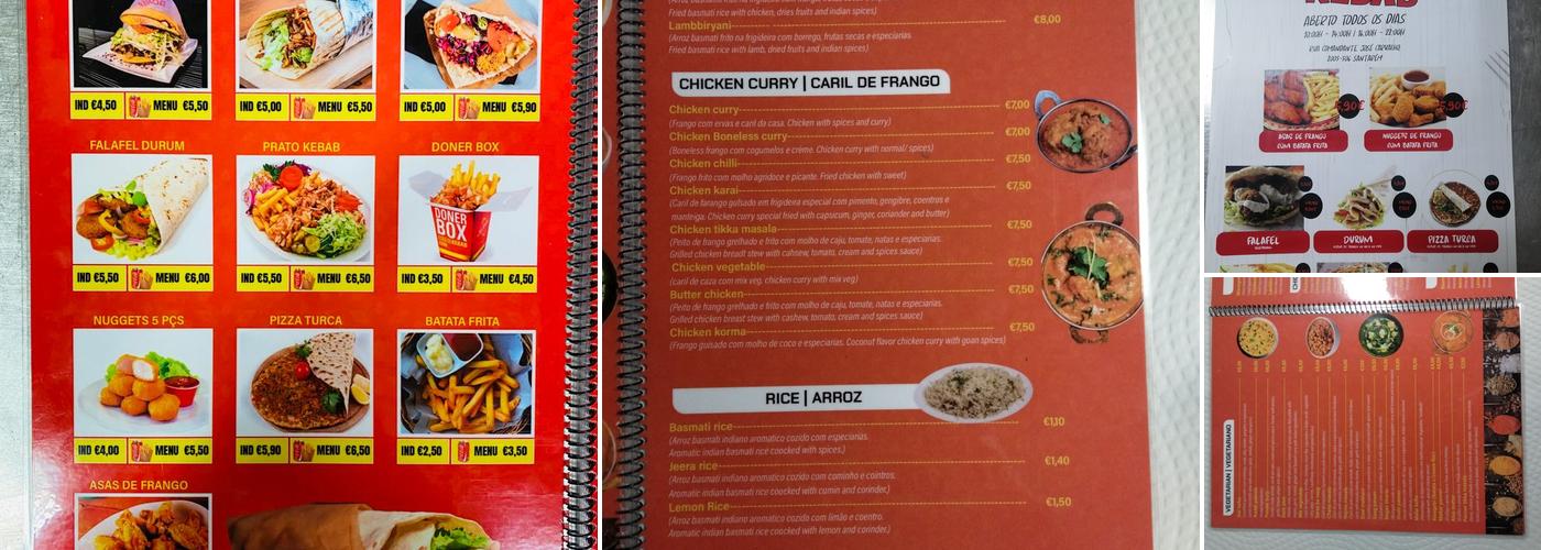 Royal Kebab & Pizza Menu