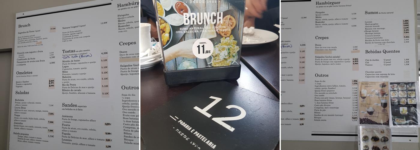 Segredos Da Terra Cotovia Menu