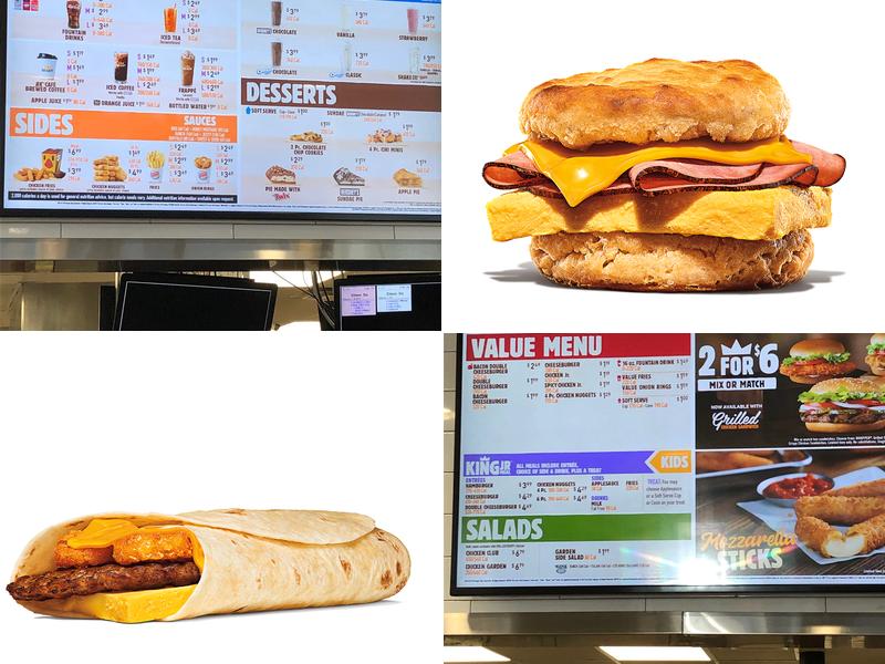 Burger King Menu
