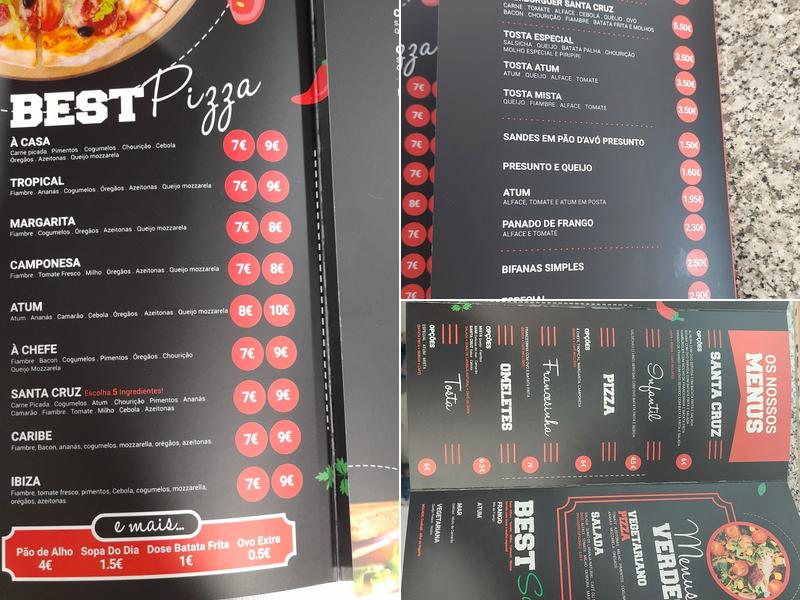 Santa Cruz 2005 (Padaria Santa Cruz) Menu