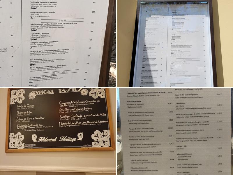 Carmo (Carmo Restaurant & Bar) Menu
