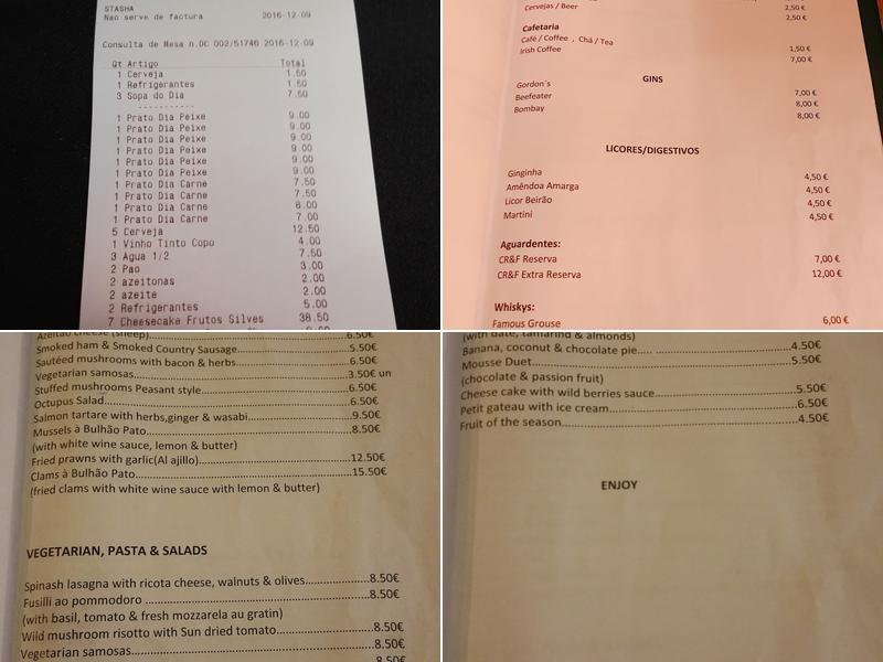 Stasha Menu