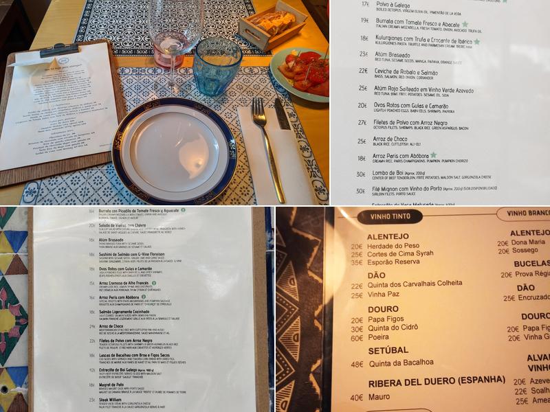 Taberna Moderna Menu