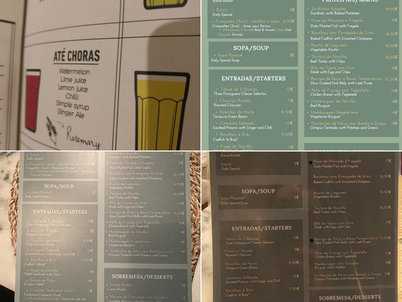 São Jorge (São Jorge Restaurante) Menu