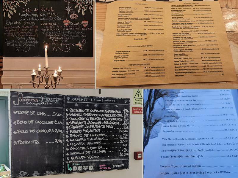 Graça 77 Menu